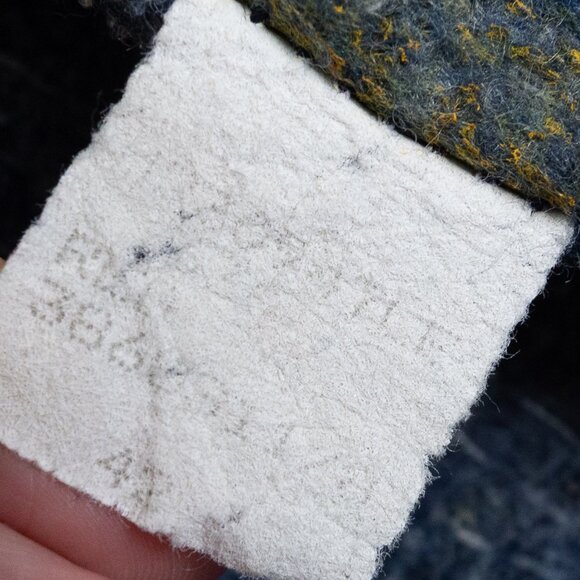 Vintage Lee Storm Rider Denim Jacket Blanket Lined Corduroy Collar - Picture 13 of 14